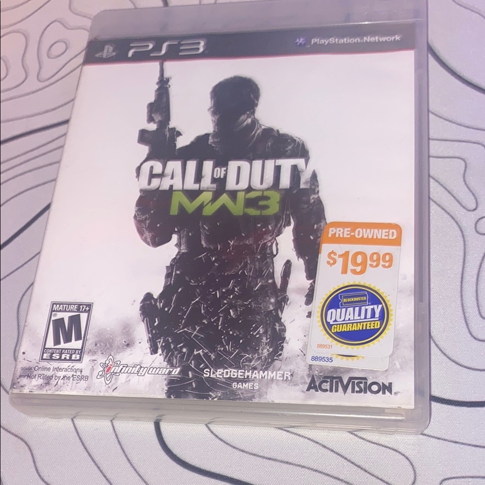 Call of Duty: Modern Warfare 3 for PS3 - Black